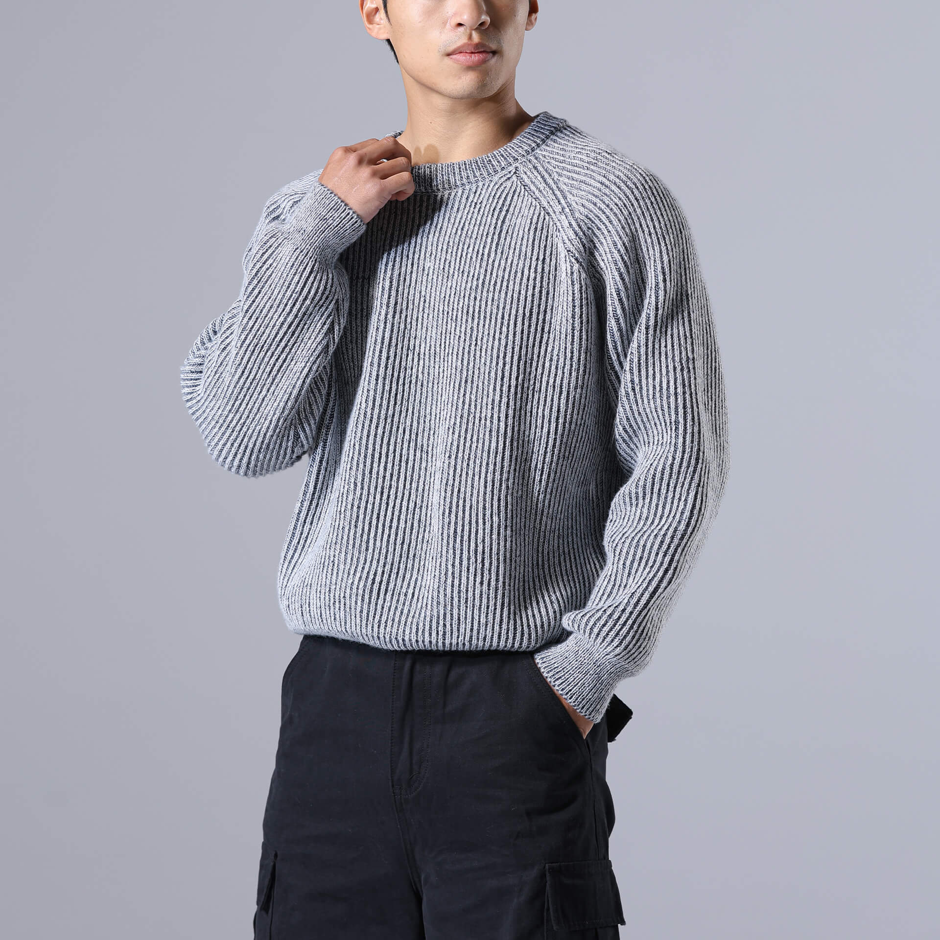 Hoshi Rib Knit Pullover - Image 12