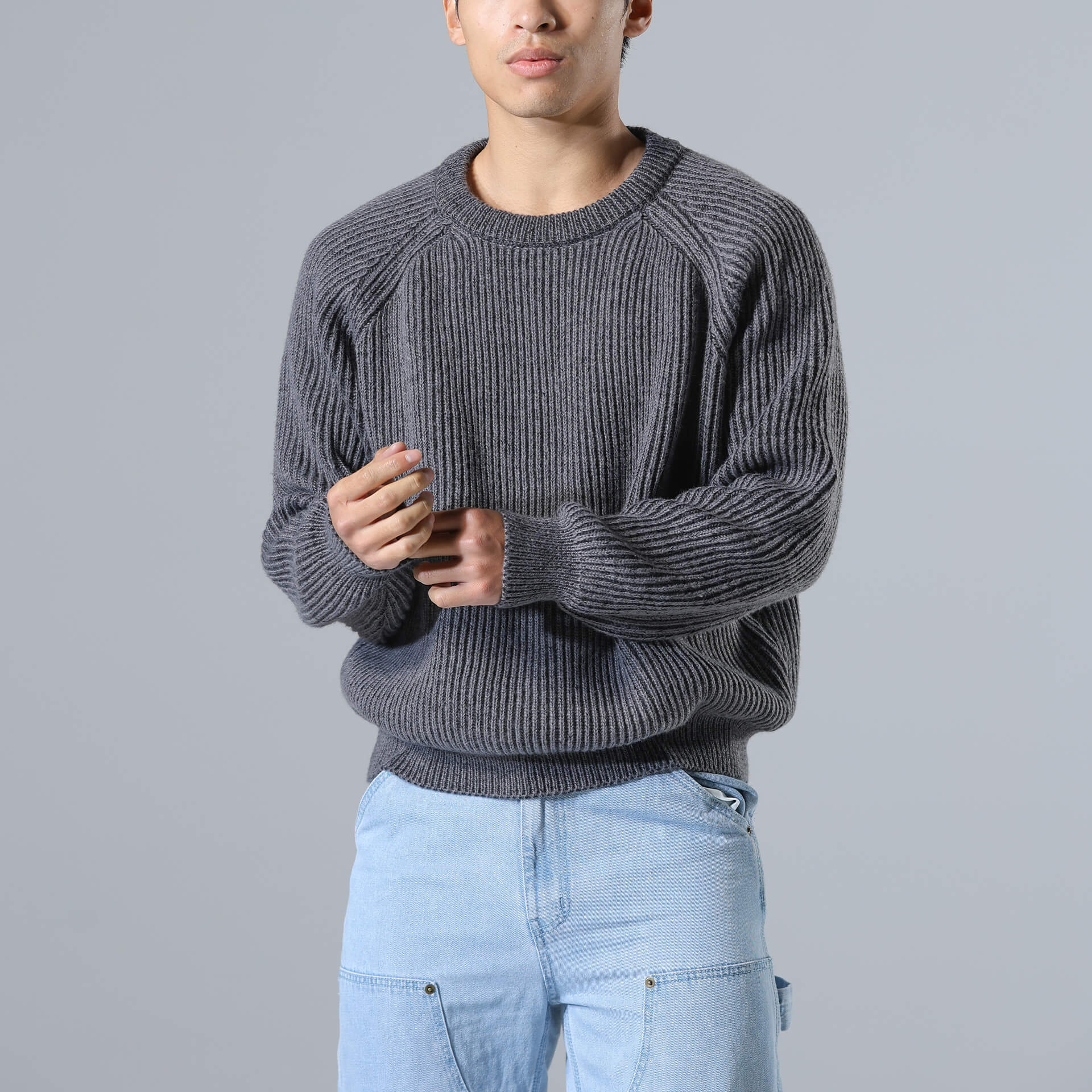 Hoshi Rib Knit Pullover - Image 3
