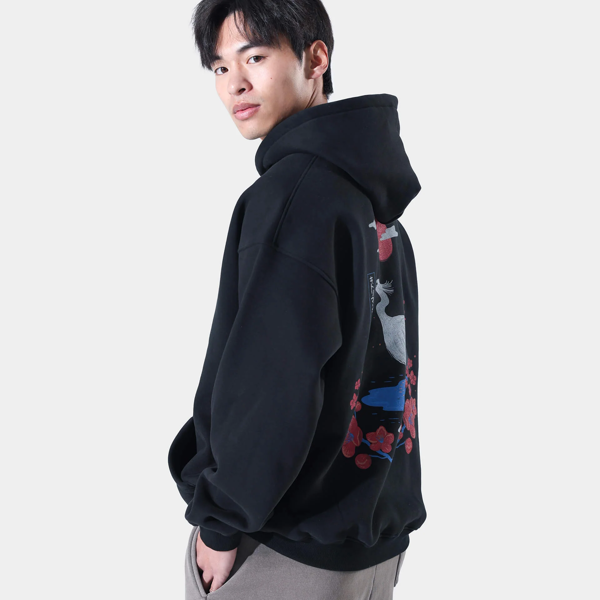Kurenai Crane Hoodie - Image 4