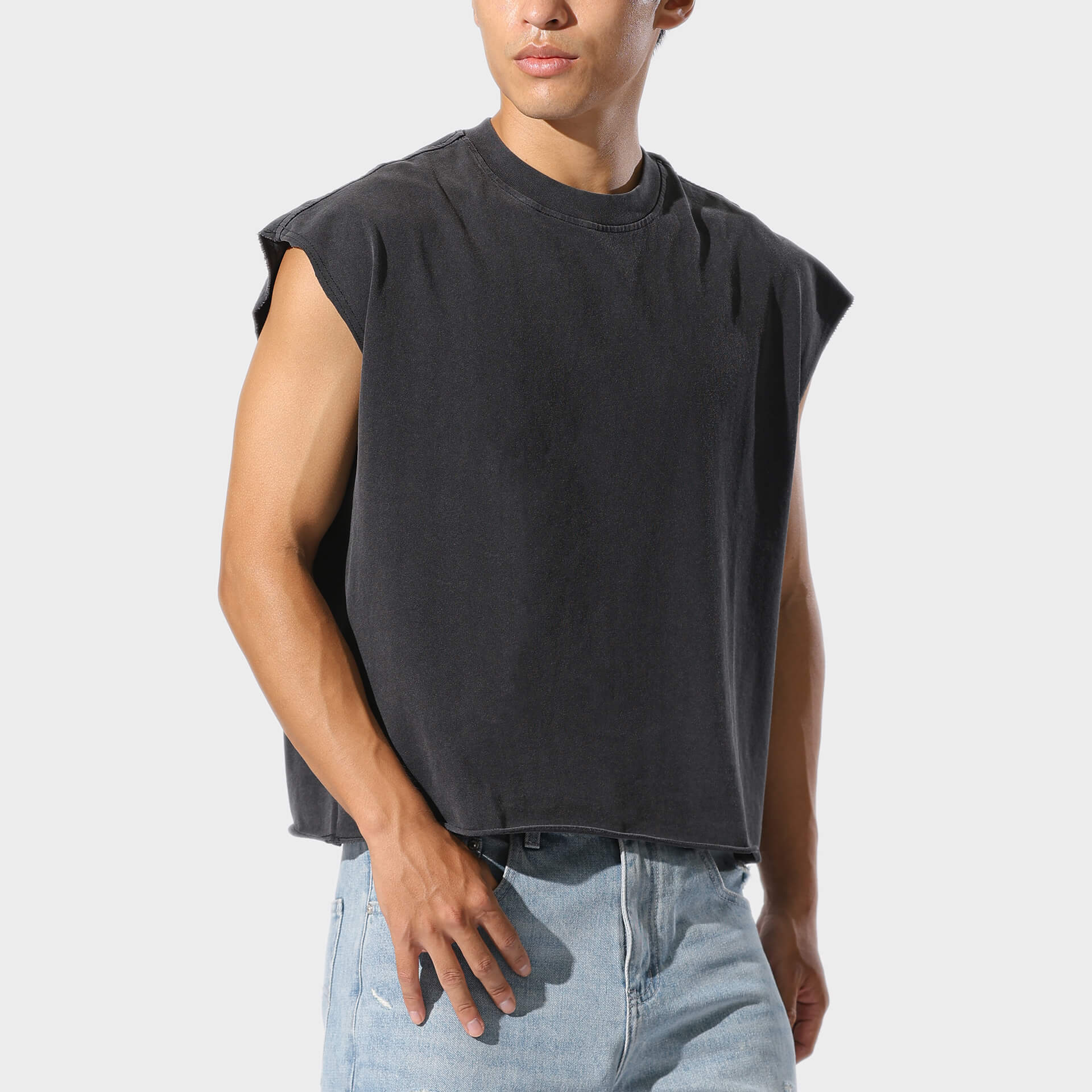 Nagomi Cropped Tank Shirt - Image 6