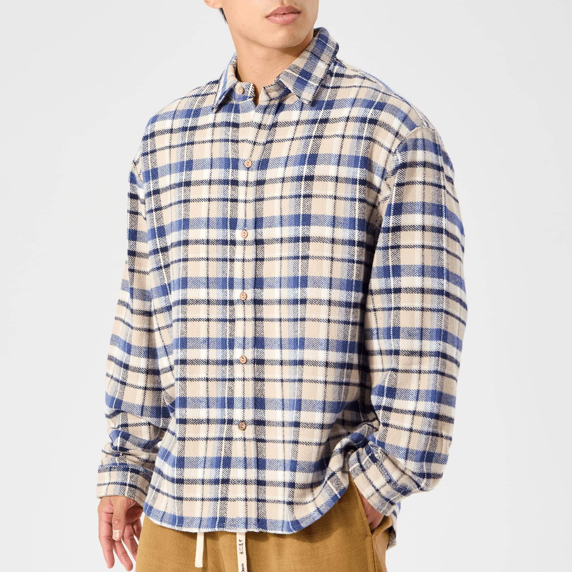 Sabi Plaid Long Sleeve Shirt - Image 17