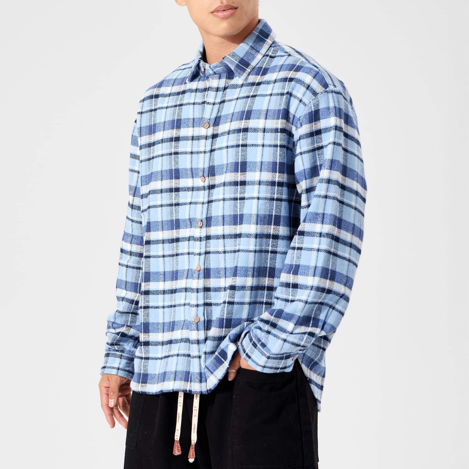 Sabi Plaid Long Sleeve Shirt - Image 3