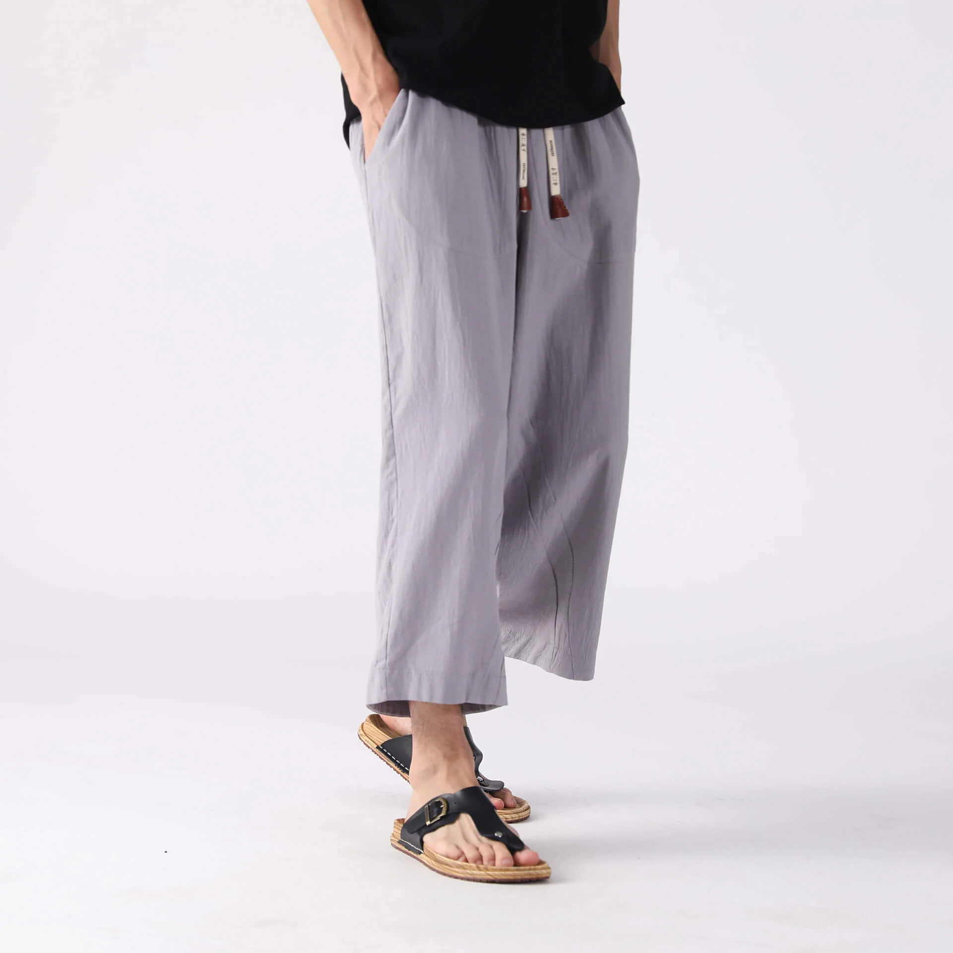 Sekino Wide Cropped Pants - Image 11