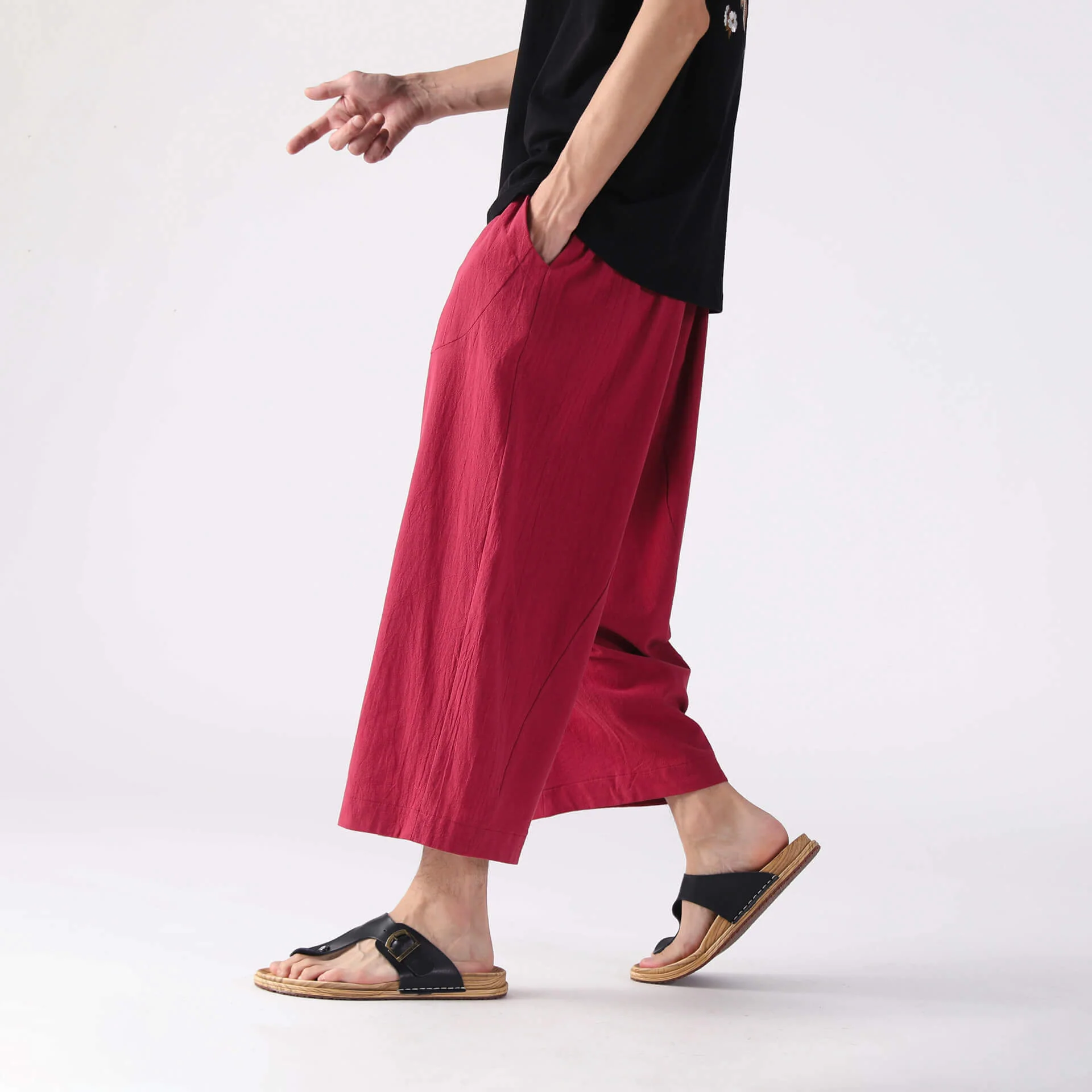 Sekino Wide Cropped Pants - Image 15