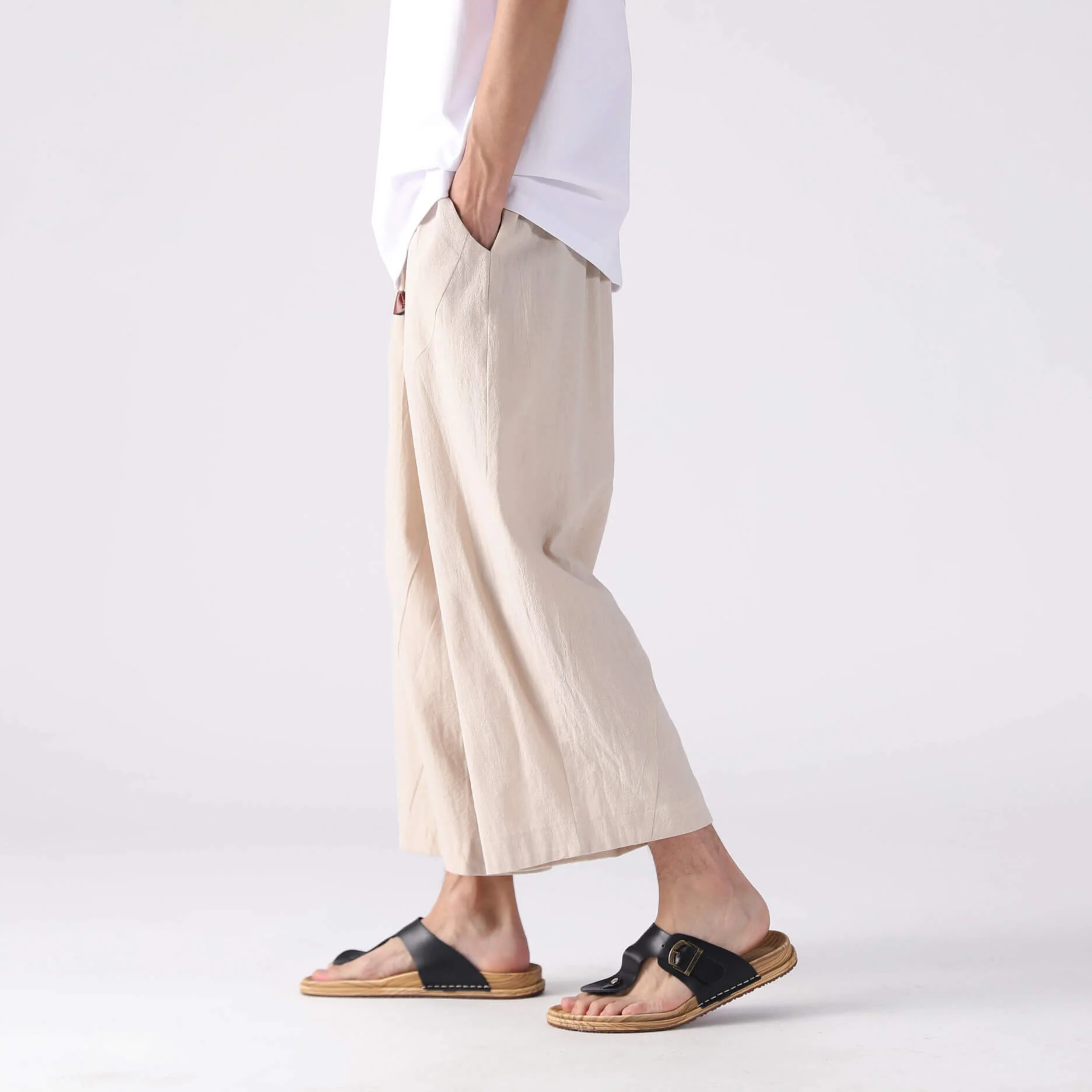 Sekino Wide Cropped Pants - Image 19