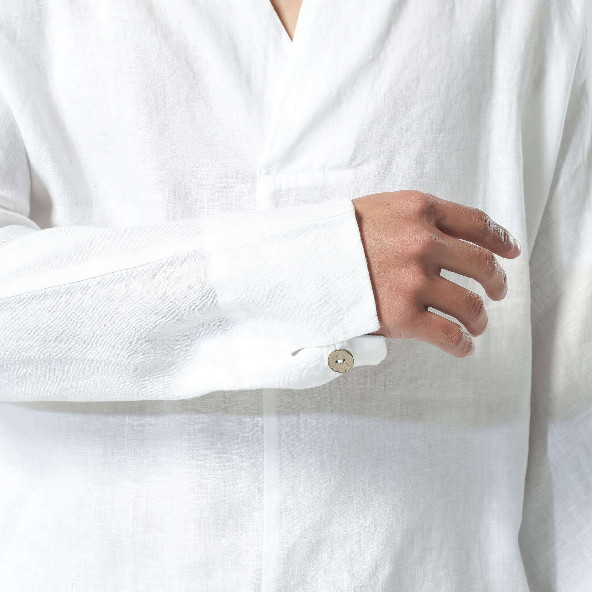 Shinu Drop V Shirt 2.0 - 100% Linen - Image 16