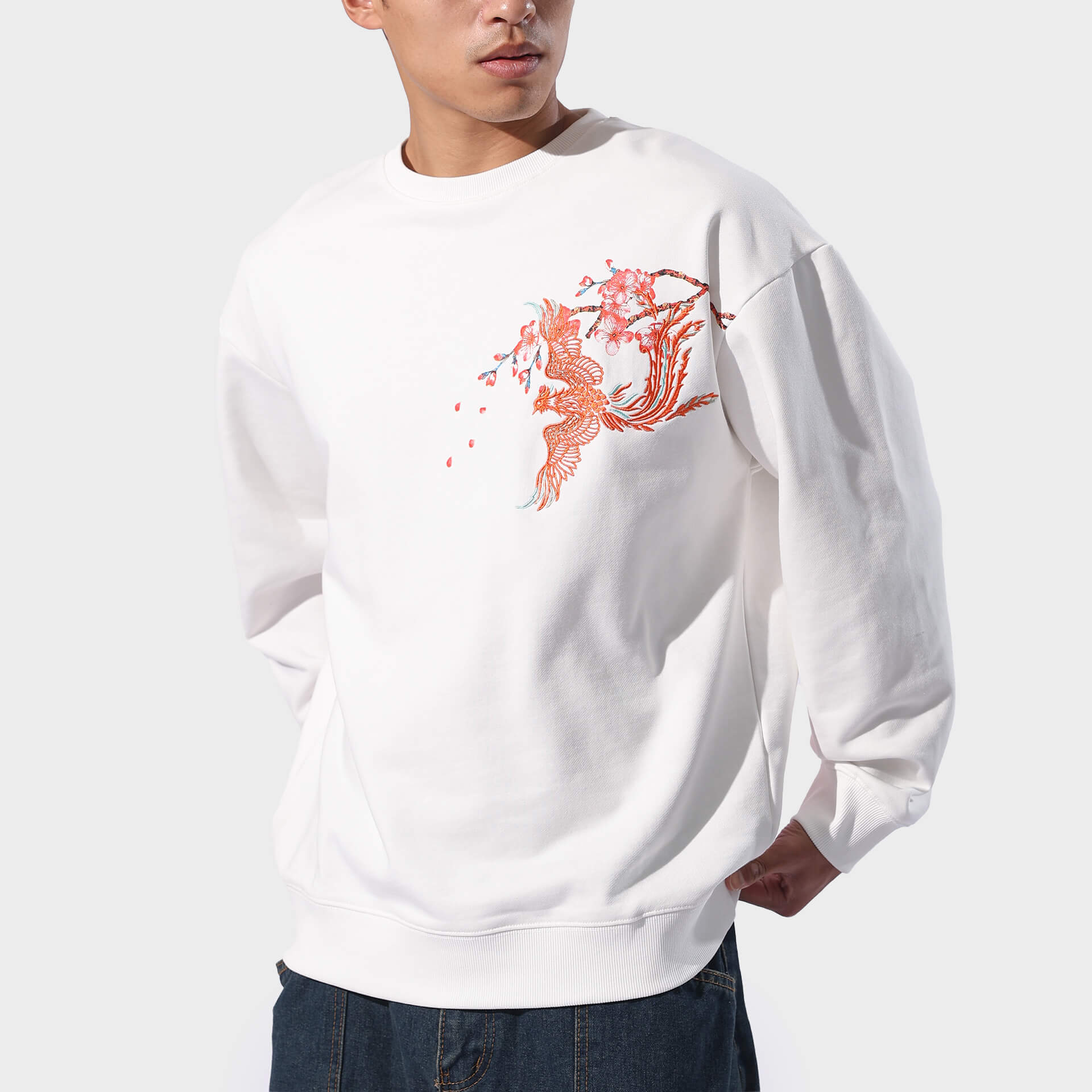 Phoenix Embroidered Sweatshirt - Image 8